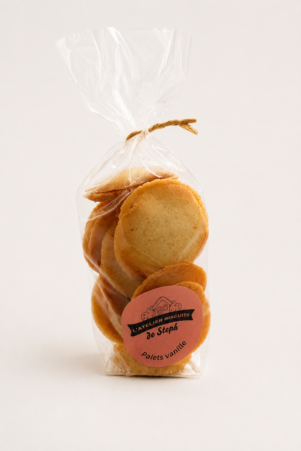 Sachet de palets vanille faits main