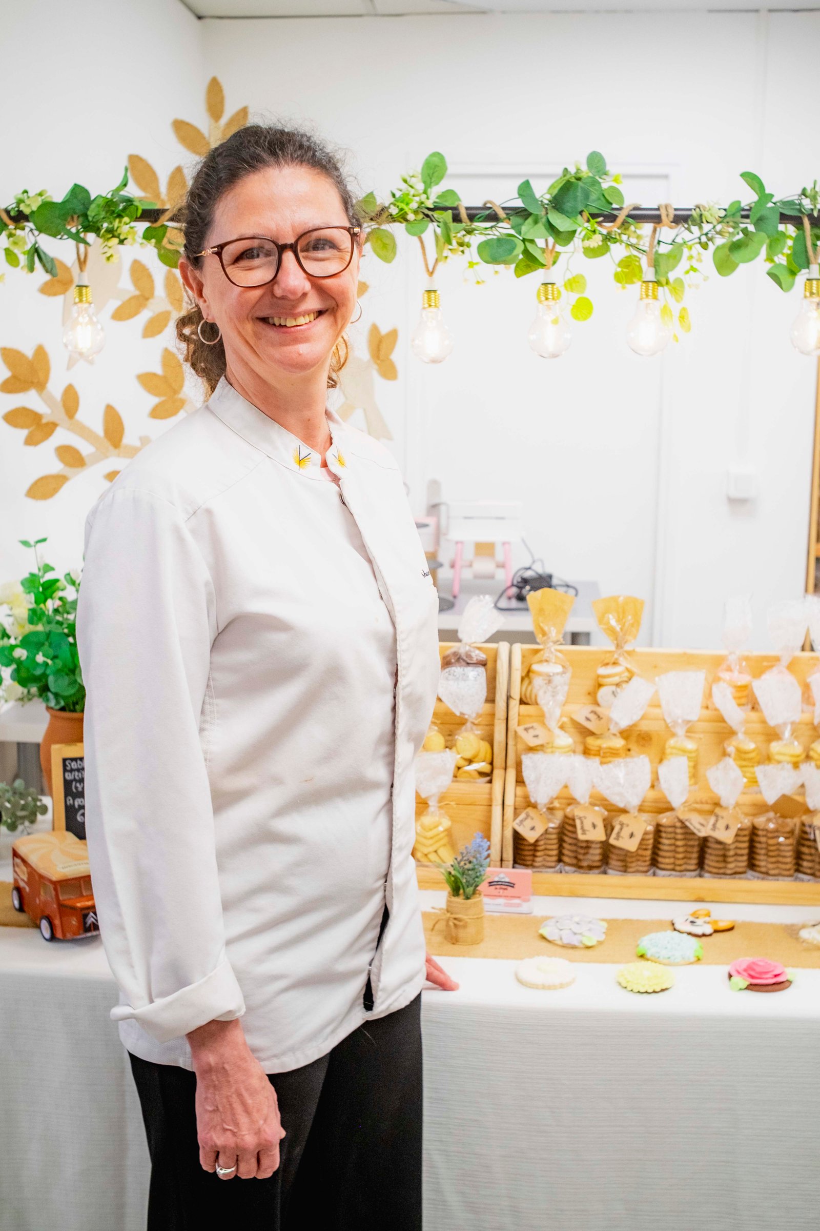 Stéphanie Houdaille dans son atelier d'Antony